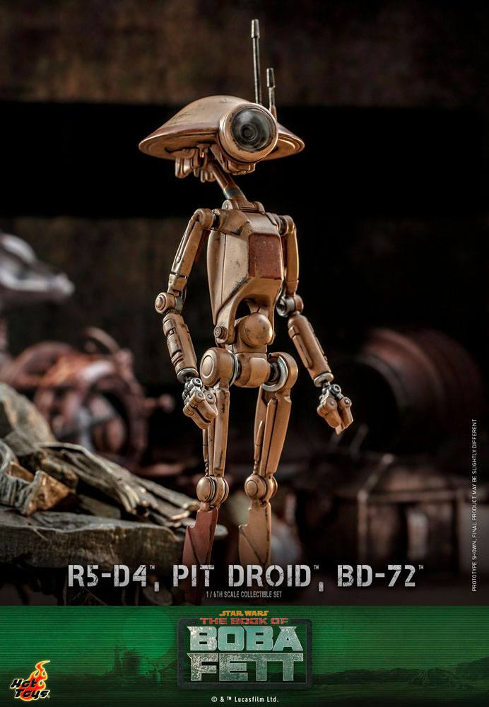 R5-D4, Pit Droid, & BD-72 Star Wars The Mandalorian 1/6 Figurki - Image 10