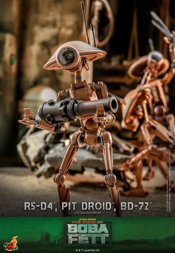 R5-D4, Pit Droid, & BD-72 Star Wars The Mandalorian 1/6 Figurki - Image 11