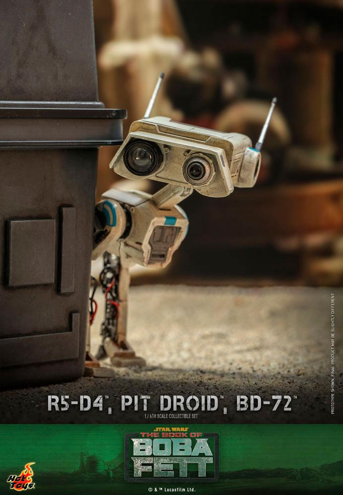 R5-D4, Pit Droid, & BD-72 Star Wars The Mandalorian 1/6 Figurki - Image 14
