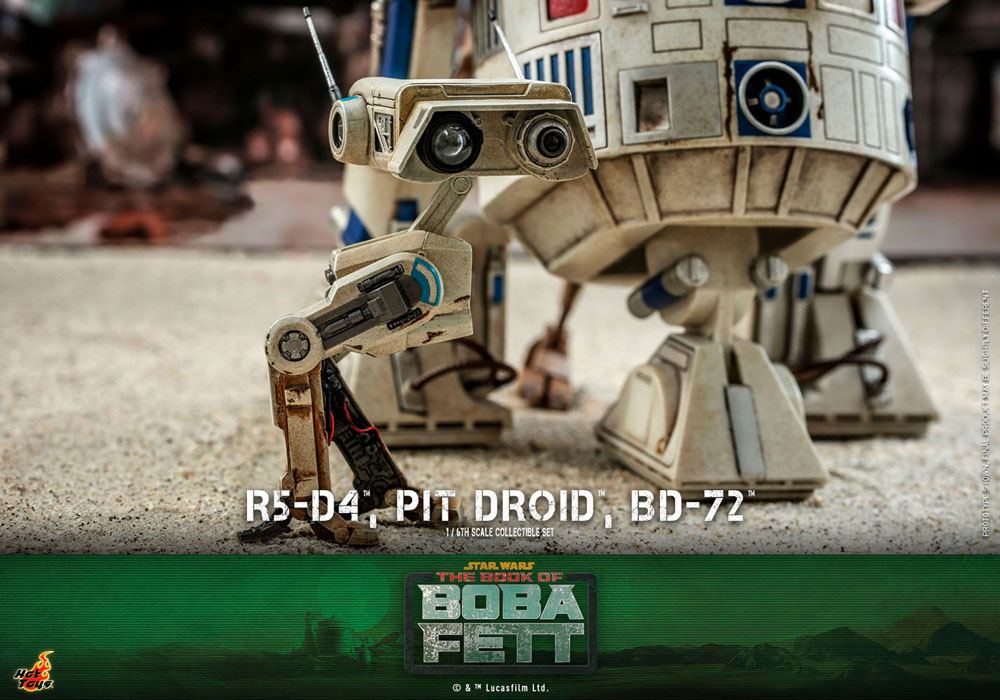 R5-D4, Pit Droid, & BD-72 Star Wars The Mandalorian 1/6 Figurki - Image 16