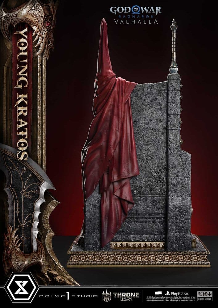 Ragnarok Young Thyself Kratos Throne Legacy God of War Series 1/3 Figurka 91 cm - Image 7