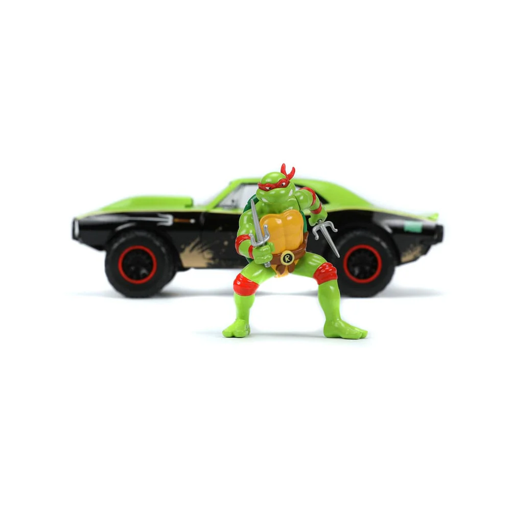 Raphael Teenage Mutant Ninja Turtles Chevy Camaro Diecast Model 1/24 Figurka 7 cm - Image 13