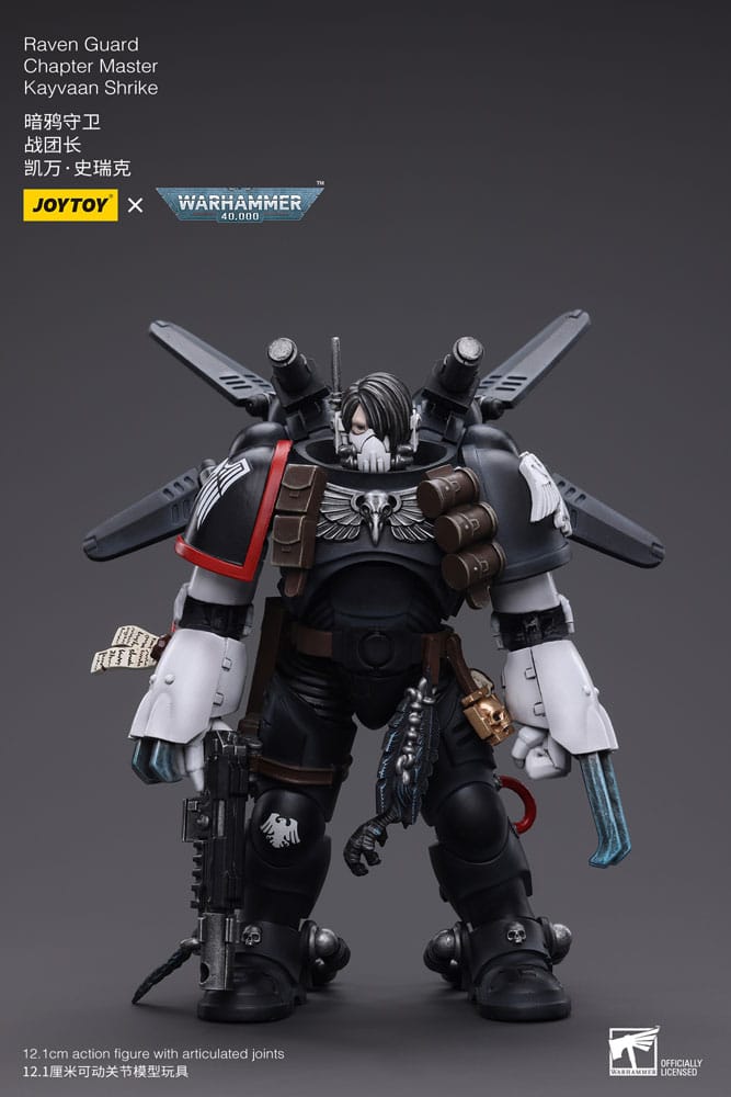 Raven Guard Chapter Master Kayvaan Shrike Warhammer 40k 1/18 Figurka 12 cm - Image 6