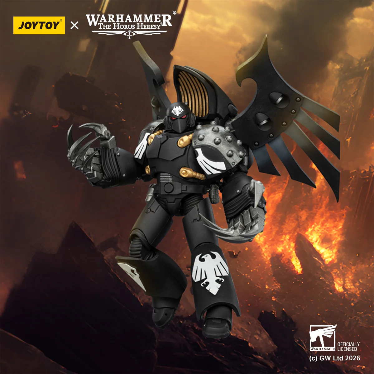 Raven Guard Dark Fury with Lightning Claws Warhammer 40k 1/18 Figurka 12 cm - Image 7