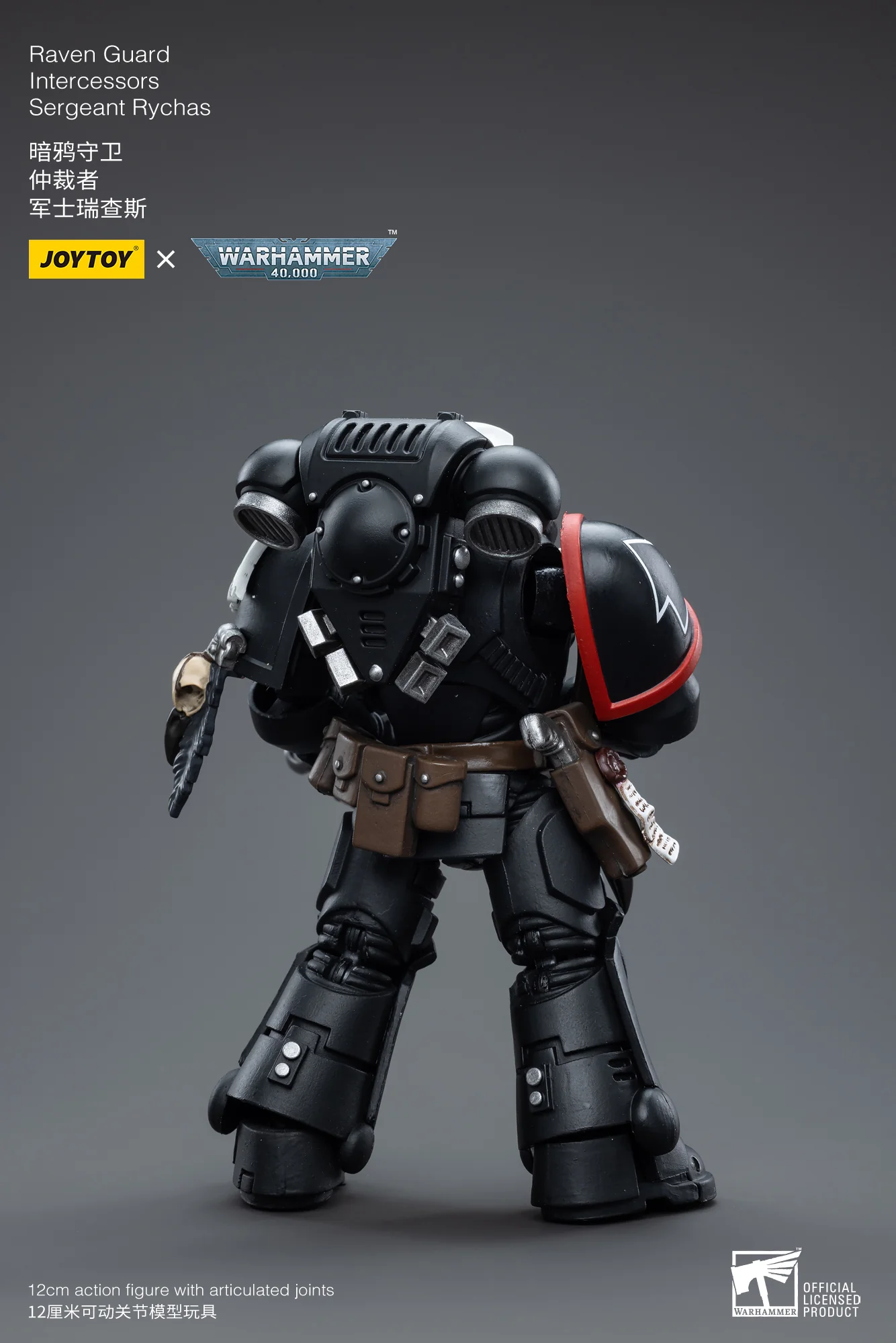 Raven Guard Intercessors Sergeant Rychas Warhammer 40k 1/18 Figurka 12 cm - Image 11