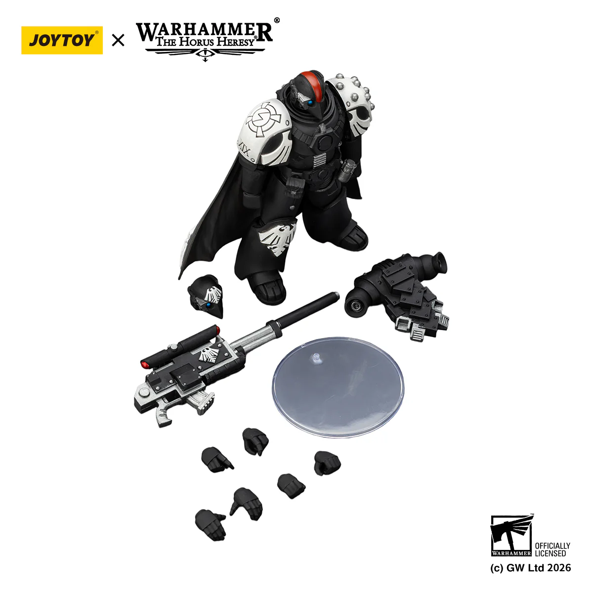 Raven Guard Mor Deythan Shade with Nemesis bolt rifles Warhammer 40k 1/18 Figurka 12 cm - Image 6
