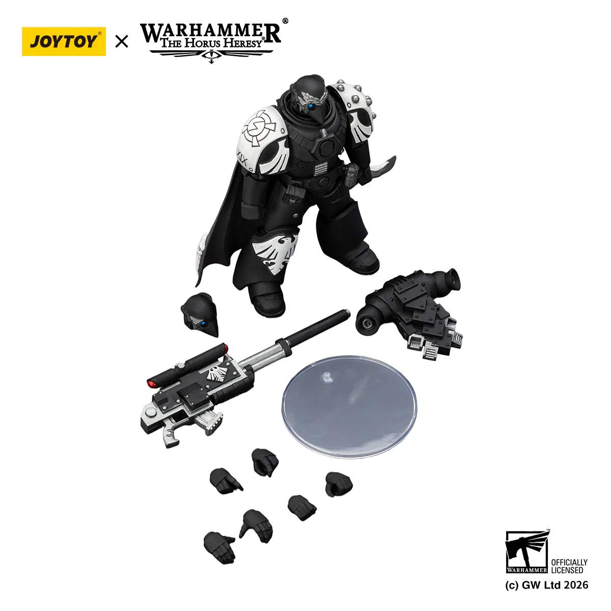 Raven Guard Mor Deythan with Nemesis bolt rifle Warhammer 40k 1/18 Figurka 12 cm - Image 6