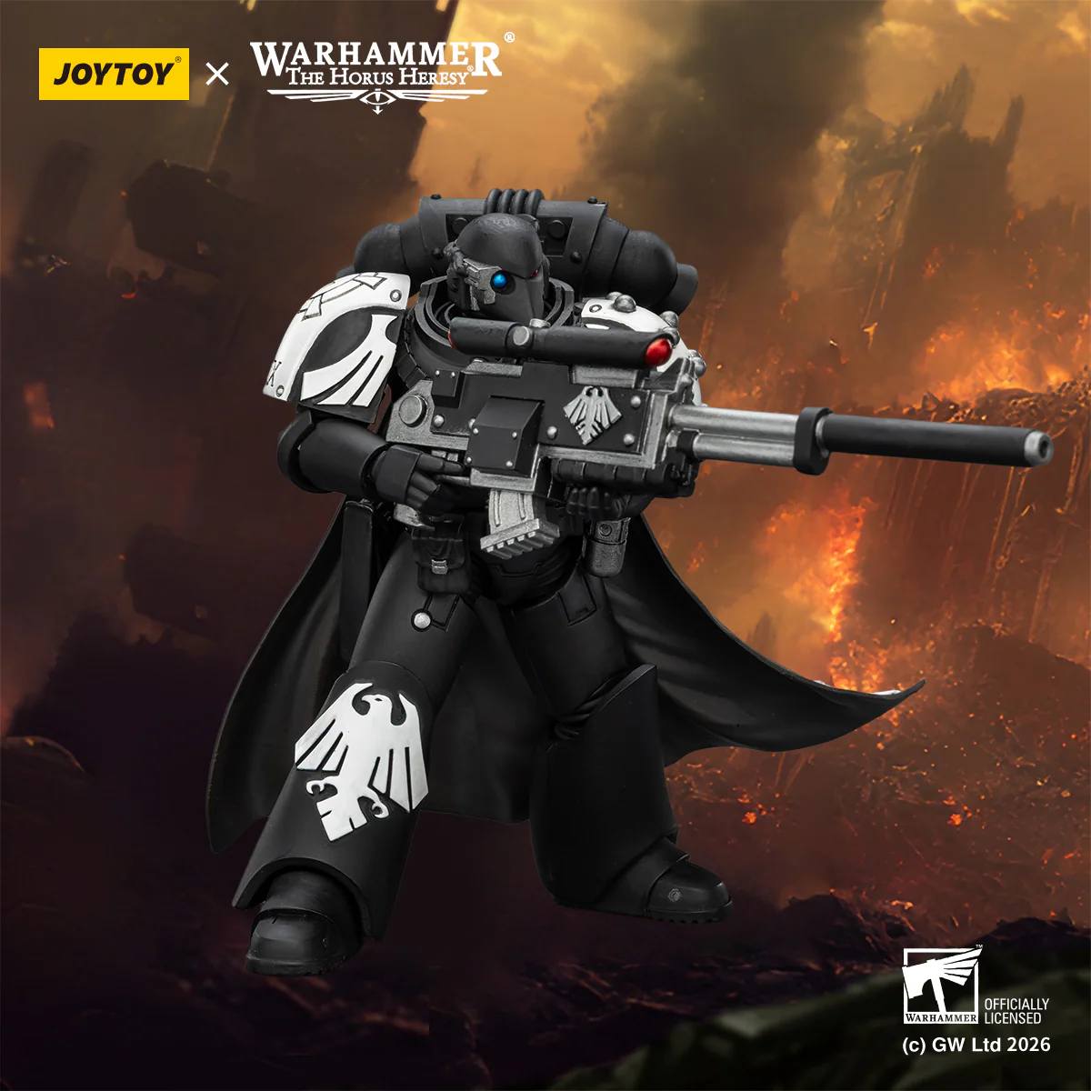 Raven Guard Mor Deythan with Nemesis bolt rifle Warhammer 40k 1/18 Figurka 12 cm - Image 7