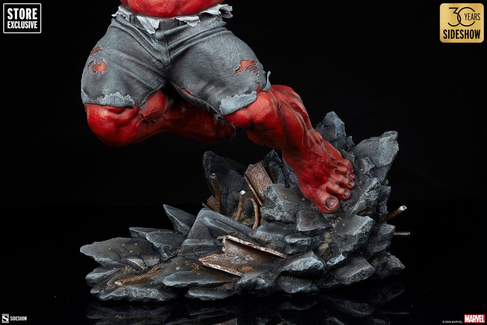 Red Hulk: Thunderbolt Ross Marvel Premium Format Figurka 74 cm - Image 10