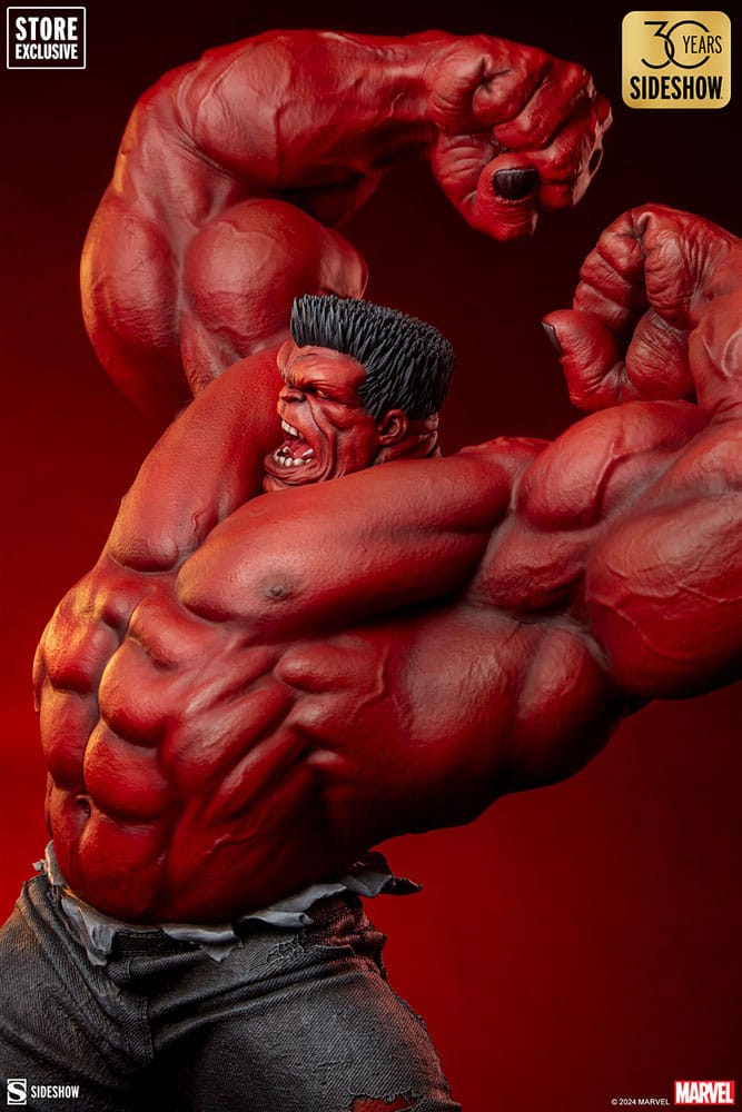 Red Hulk: Thunderbolt Ross Marvel Premium Format Figurka 74 cm - Image 4