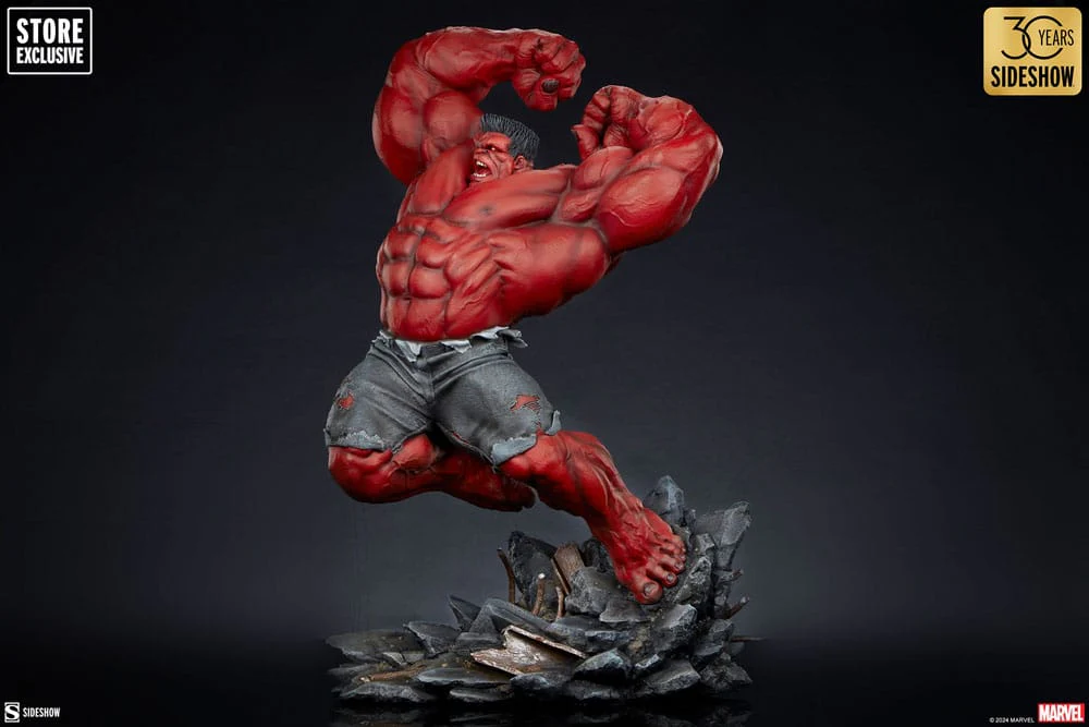Red Hulk: Thunderbolt Ross Marvel Premium Format Figurka 74 cm - Image 6