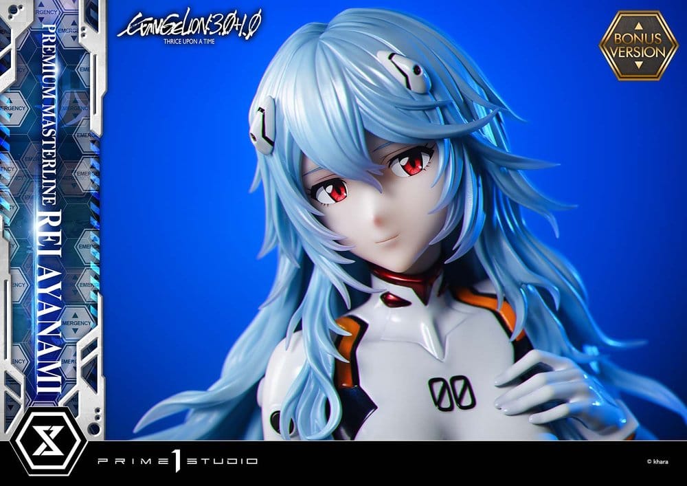 Rei Ayanami Evangelion: 3.0 + 1.0 Thrice Upon A Time Premium Masterline Series Bonus Ver. 1/4 Figurka 46 cm - Image 5