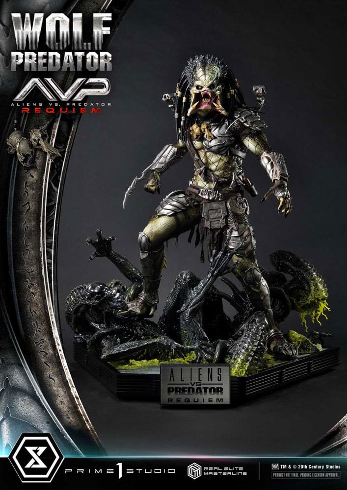 Requiem Wolf Predator Alien vs. Predator Real Elite Masterline Series 1/3 Figurka 95 cm