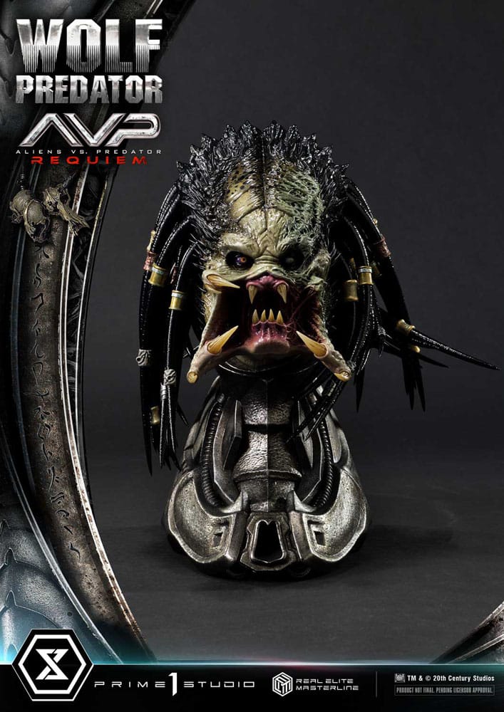 Requiem Wolf Predator Alien vs. Predator Real Elite Masterline Series 1/3 Figurka 95 cm - Image 21