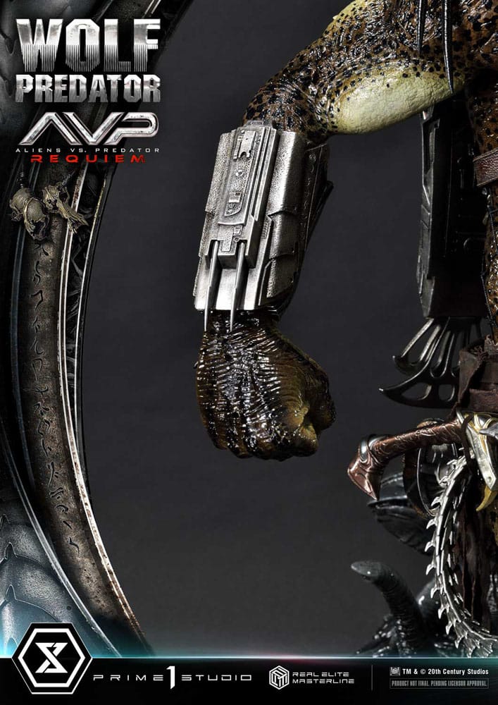 Requiem Wolf Predator Alien vs. Predator Real Elite Masterline Series 1/3 Figurka 95 cm - Image 24