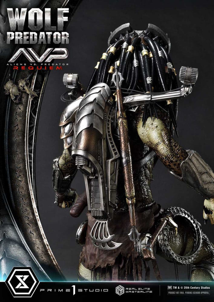 Requiem Wolf Predator Alien vs. Predator Real Elite Masterline Series 1/3 Figurka 95 cm - Image 25