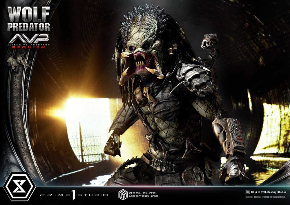 Requiem Wolf Predator Alien vs. Predator Real Elite Masterline Series 1/3 Figurka 95 cm - Image 4