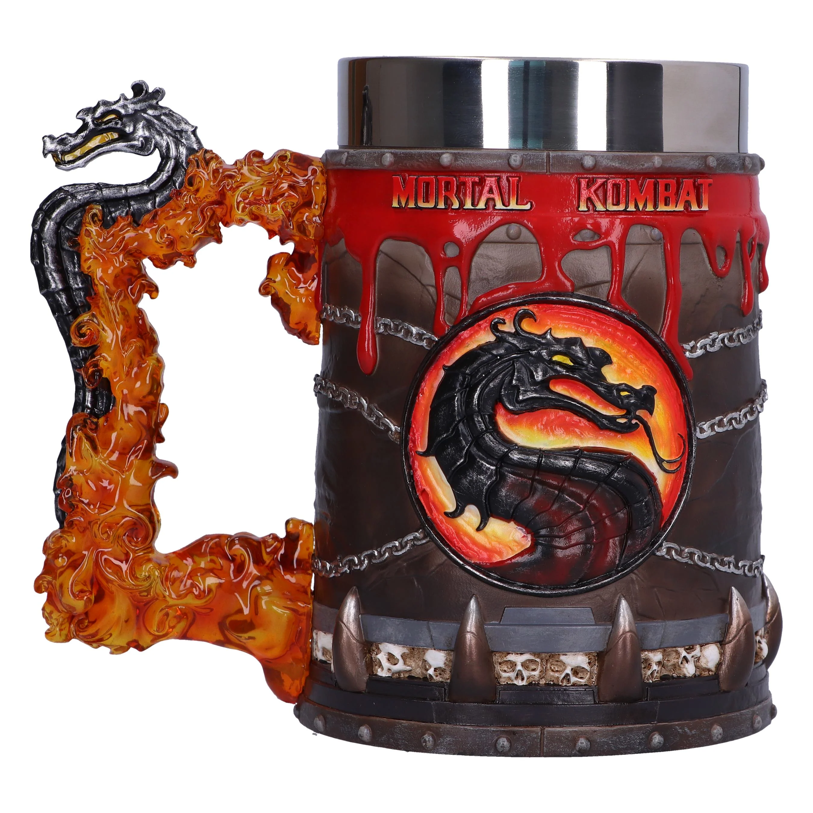 Retro Logo Kufel Kolekcjonerski Mortal Kombat - Image 3