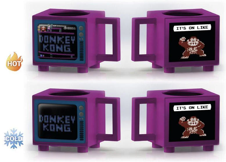 Retro TV Kubek Termoaktywny Donkey Kong - Image 3