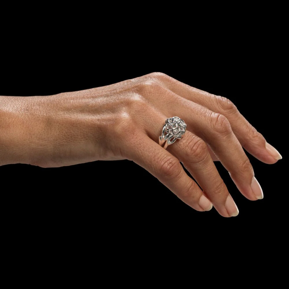 Ring of Galadriel Lord of the Rings 1/1 Sterling Silver Replika Size 9,75 - Image 3