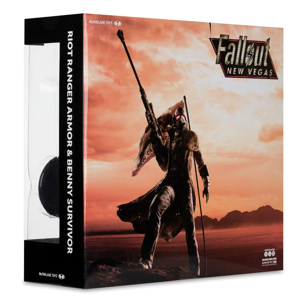 Riot Ranger Armor & Benny Survivor Fallout: New Vegas 2-Pack Figurki 18 cm - Image 10