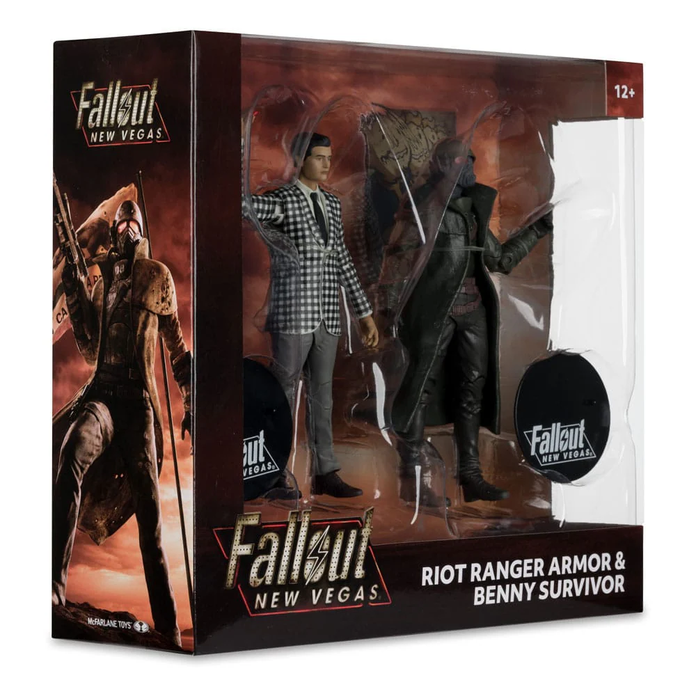 Riot Ranger Armor & Benny Survivor Fallout: New Vegas 2-Pack Figurki 18 cm - Image 9