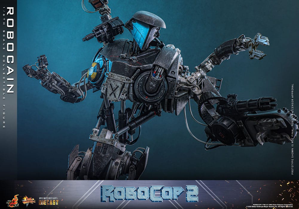 RoboCain RoboCop 2 Movie Masterpiece Diecast 1/6 Figurka 40 cm - Image 11
