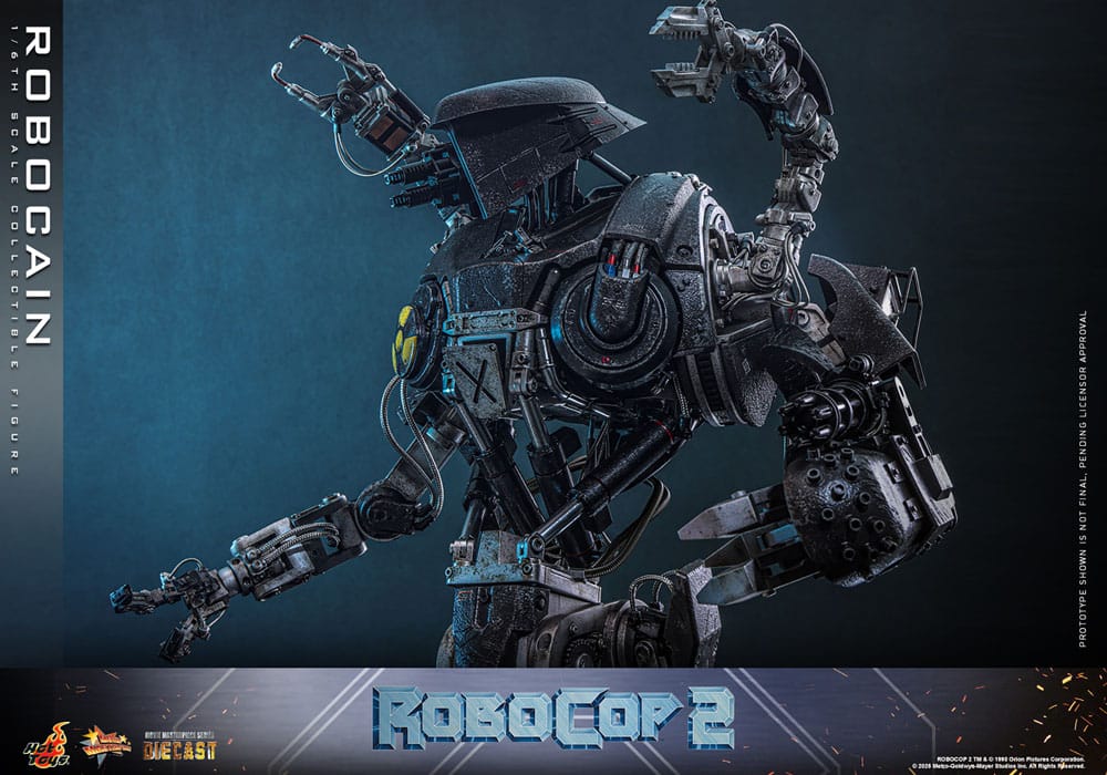 RoboCain RoboCop 2 Movie Masterpiece Diecast 1/6 Figurka 40 cm - Image 12