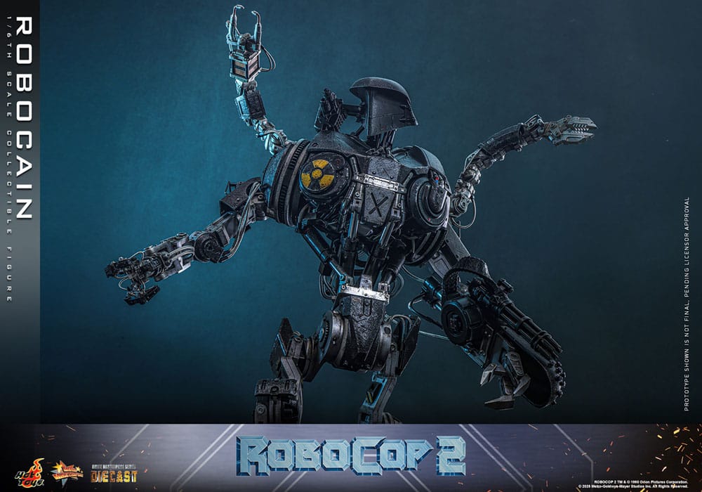 RoboCain RoboCop 2 Movie Masterpiece Diecast 1/6 Figurka 40 cm - Image 13
