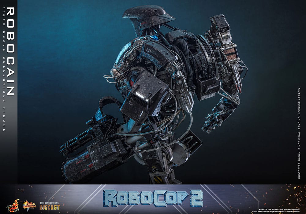 RoboCain RoboCop 2 Movie Masterpiece Diecast 1/6 Figurka 40 cm - Image 14