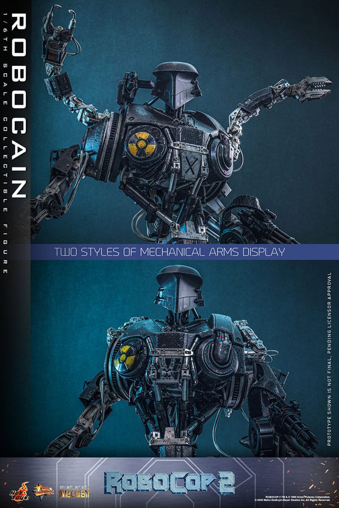 RoboCain RoboCop 2 Movie Masterpiece Diecast 1/6 Figurka 40 cm - Image 18