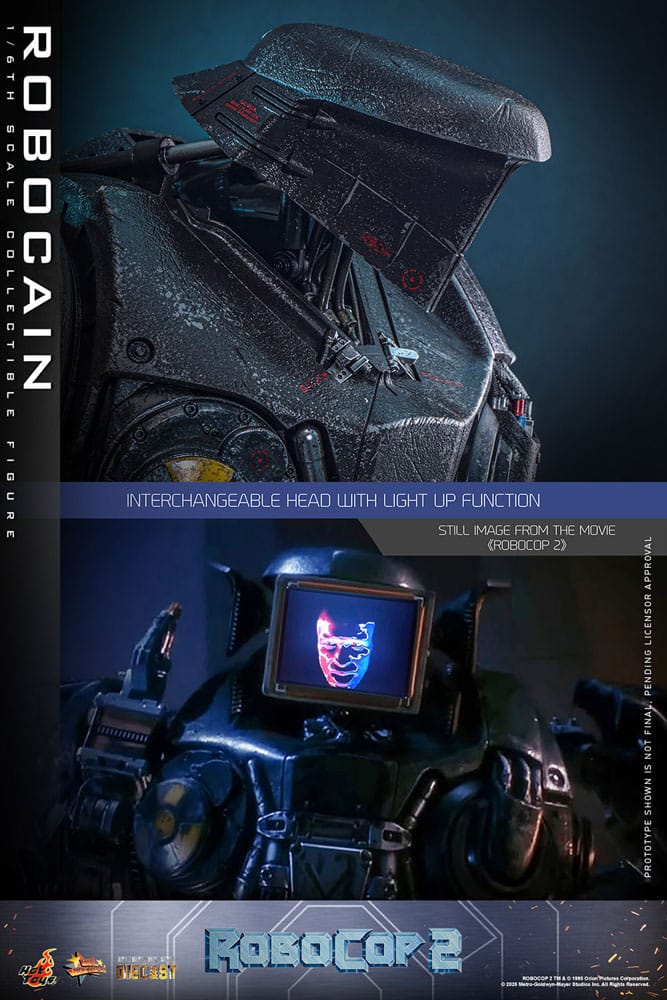 RoboCain RoboCop 2 Movie Masterpiece Diecast 1/6 Figurka 40 cm - Image 19