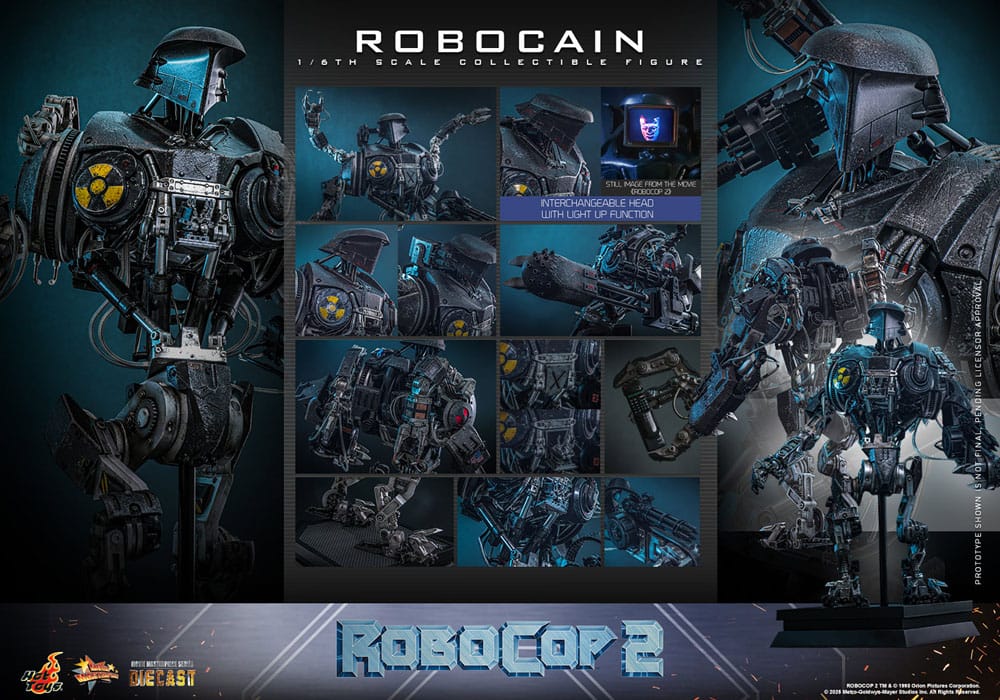 RoboCain RoboCop 2 Movie Masterpiece Diecast 1/6 Figurka 40 cm - Image 20
