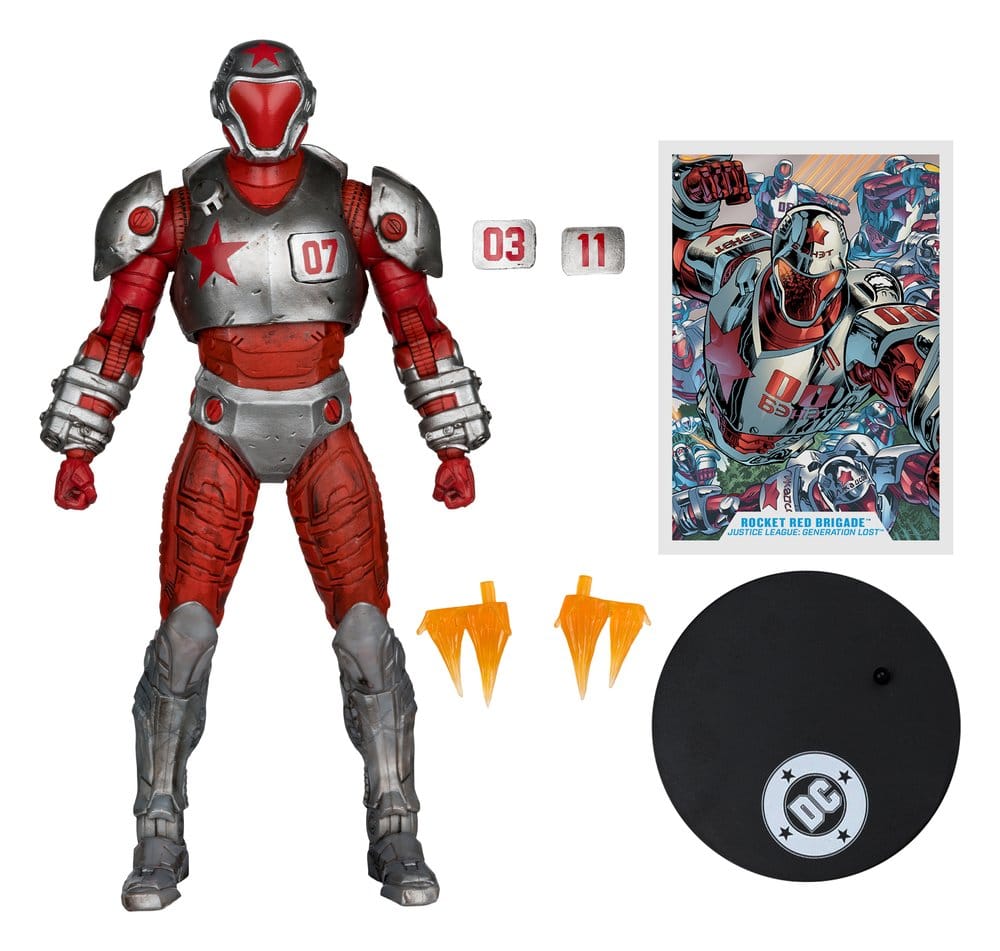 Rocket Red Brigade Justice League: Generation Lost DC Multiverse Figurka 18 cm - Image 2