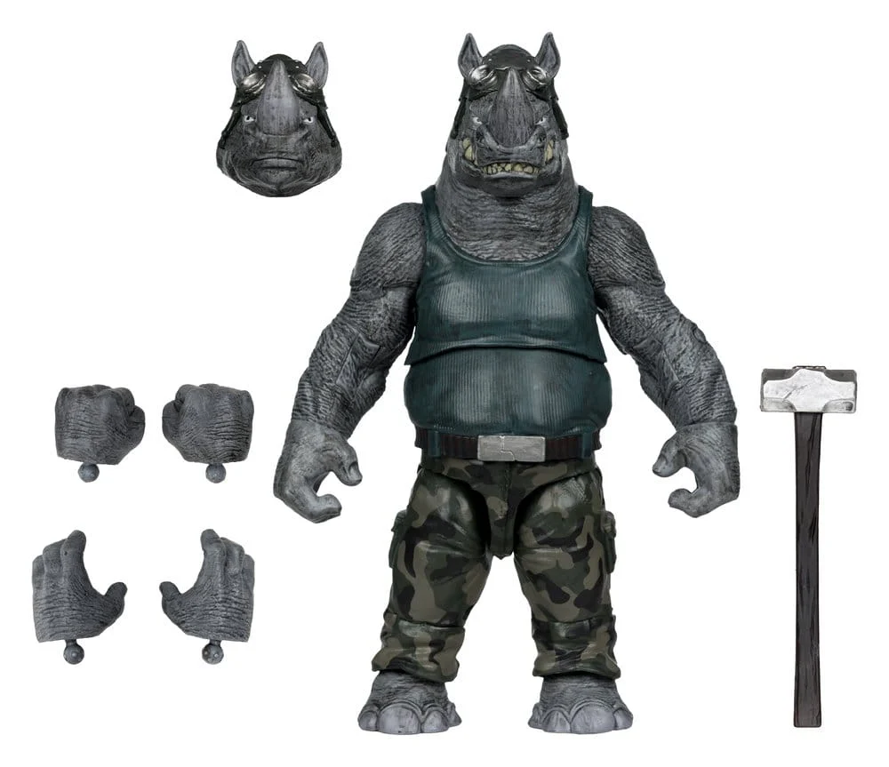 Rocksteady Teenage Mutant Ninja Turtles Page Punchers Figurka 17 cm - Image 3