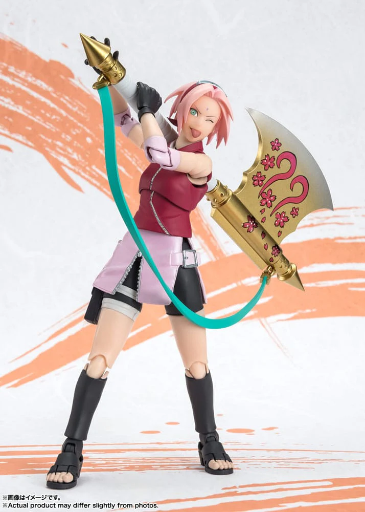 Sakura Haruno Naruto Shippuden S.H. Figuarts Naruto OP99 Edition Figurka 14 cm - Image 2