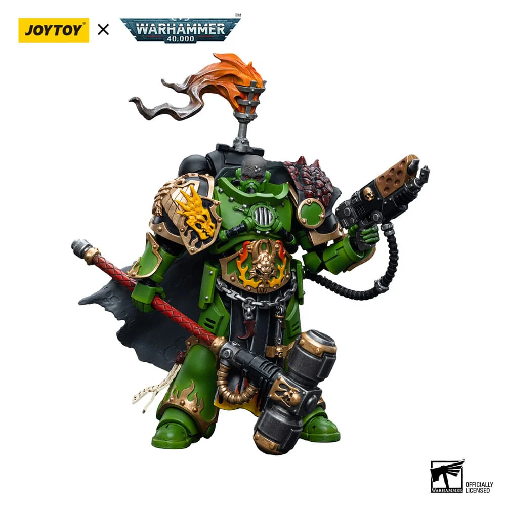 Salamanders Captain Adrax Agatone Warhammer 40k 1/18 Figurka 12 cm - Image 8