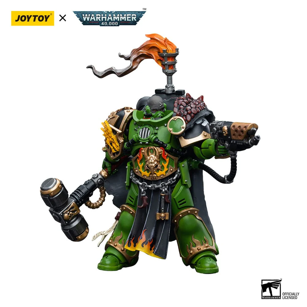 Salamanders Captain Adrax Agatone Warhammer 40k 1/18 Figurka 12 cm - Image 9