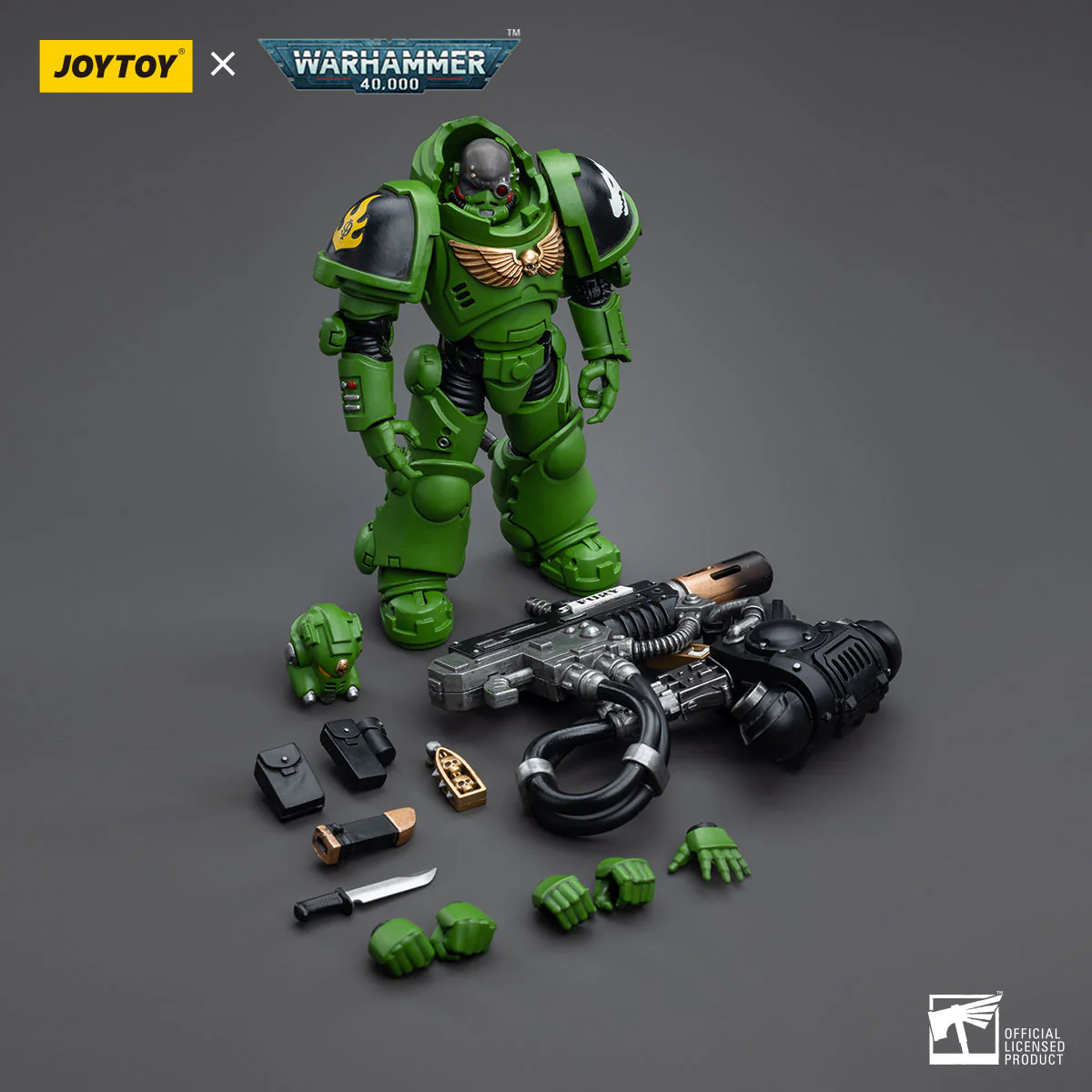 Salamanders Eradicators Sergeant Bragar Warhammer 40k 1/18 Figurka 12 cm - Image 10