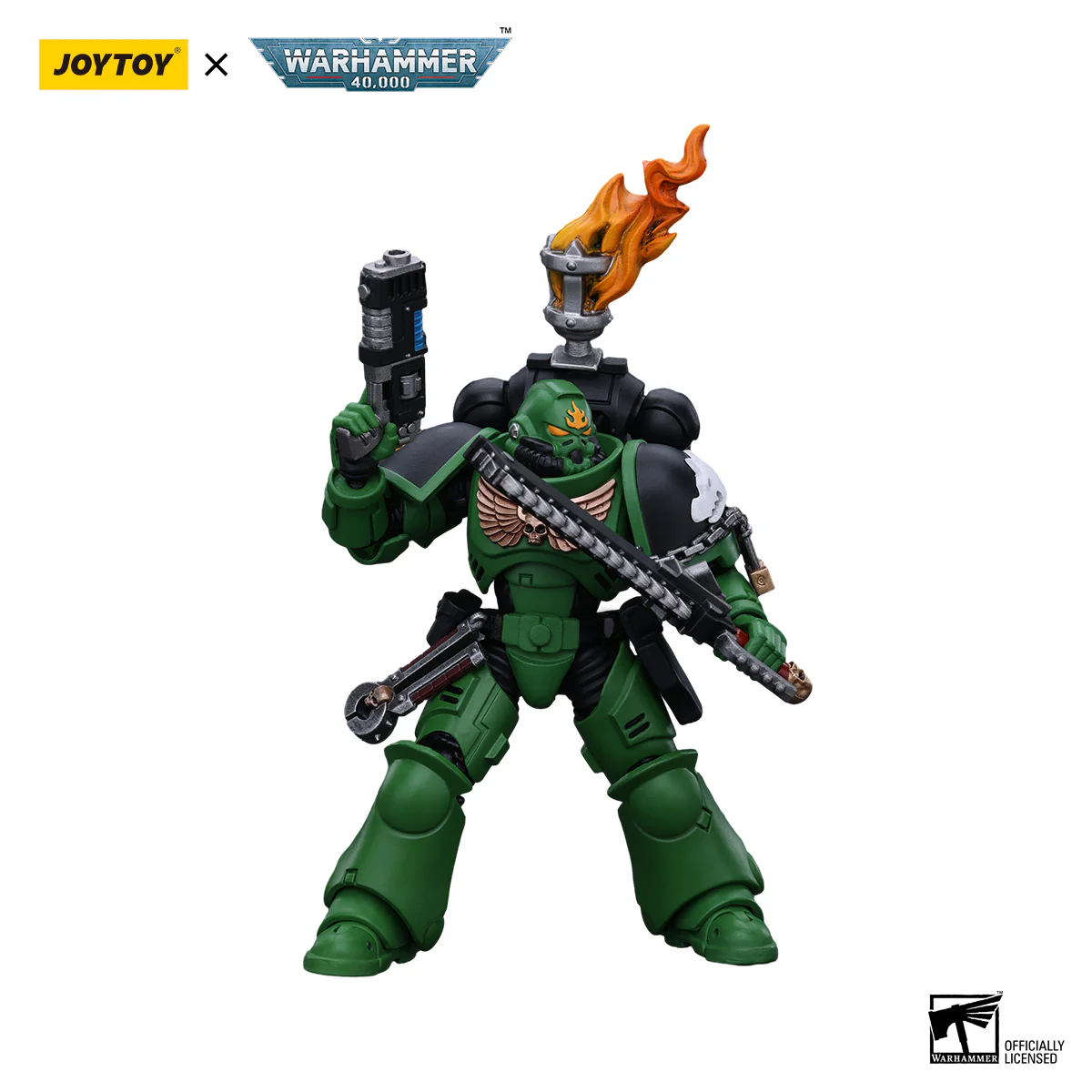Salamanders Intercessors Sergeant Tsek'gan Warhammer 40k 1/18 Figurka 12 cm