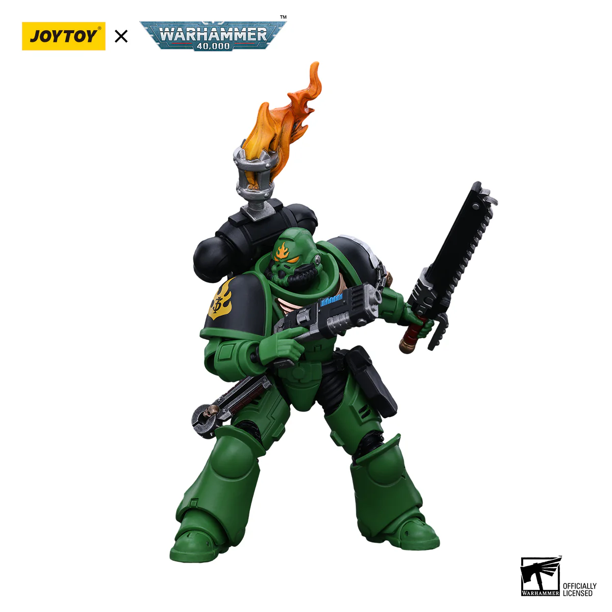 Salamanders Intercessors Sergeant Tsek'gan Warhammer 40k 1/18 Figurka 12 cm - Image 4