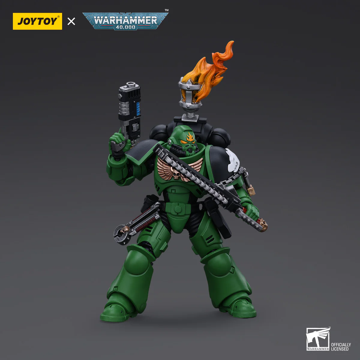Salamanders Intercessors Sergeant Tsek'gan Warhammer 40k 1/18 Figurka 12 cm - Image 8