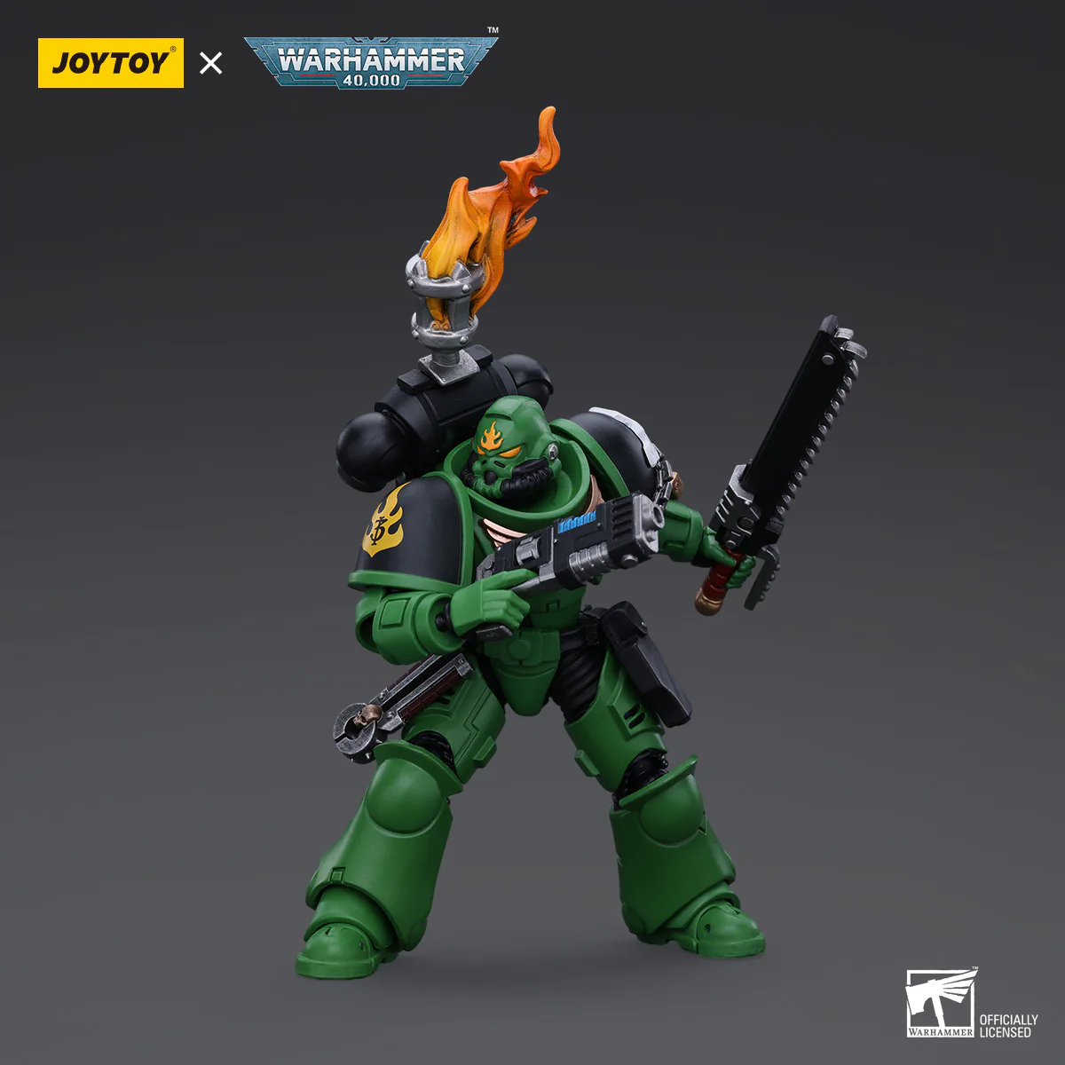 Salamanders Intercessors Sergeant Tsek'gan Warhammer 40k 1/18 Figurka 12 cm - Image 9
