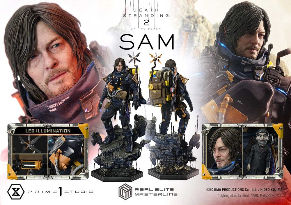 Sam Death Stranding 2: On the Beach Real Elite Masterline Series 1/3 Figurka 83 cm - Image 3