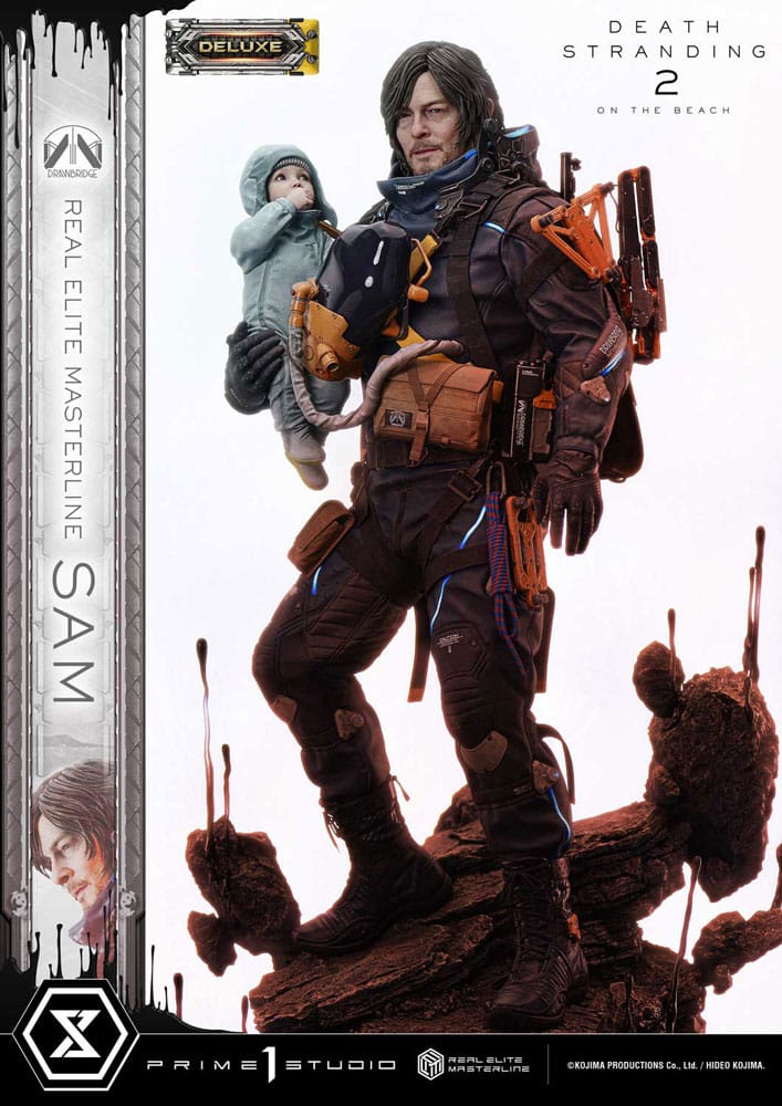 Sam Death Stranding 2: On the Beach Real Elite Masterline Series Deluxe Version 1/3 Figurka 83 cm