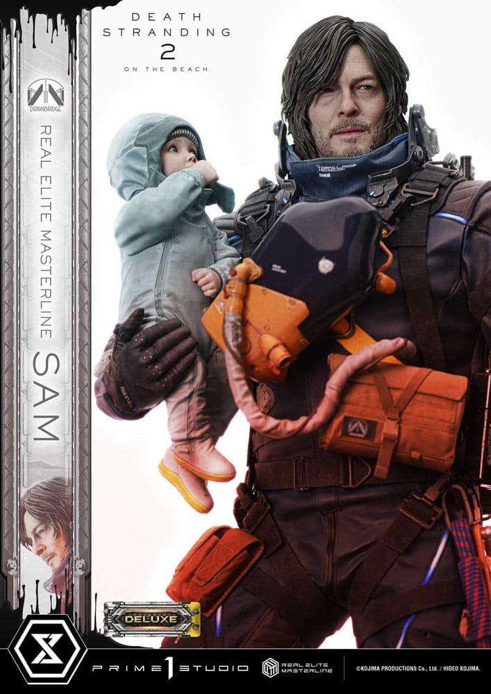 Sam Death Stranding 2: On the Beach Real Elite Masterline Series Deluxe Version 1/3 Figurka 83 cm - Image 2