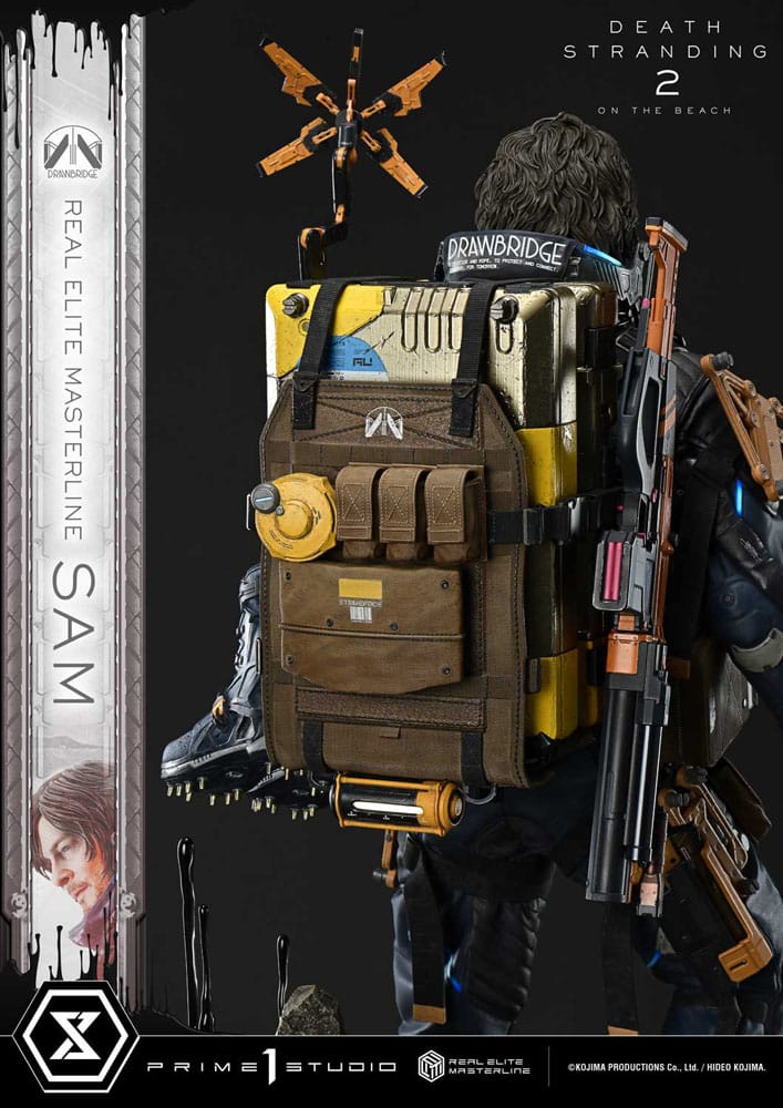 Sam Death Stranding 2: On the Beach Real Elite Masterline Series Deluxe Version 1/3 Figurka 83 cm - Image 23