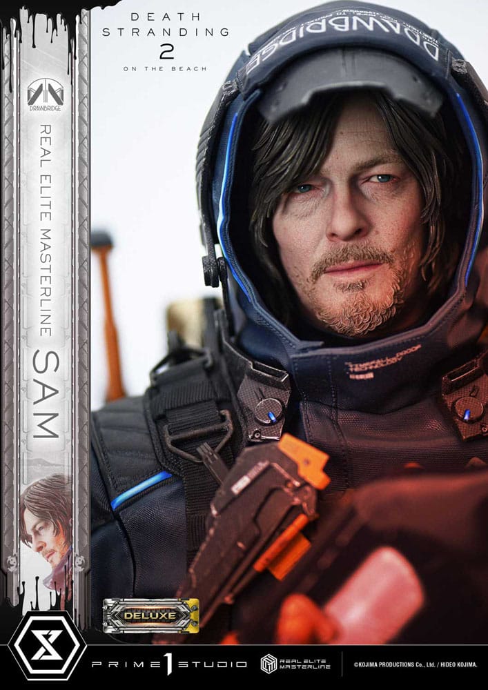Sam Death Stranding 2: On the Beach Real Elite Masterline Series Deluxe Version 1/3 Figurka 83 cm - Image 3