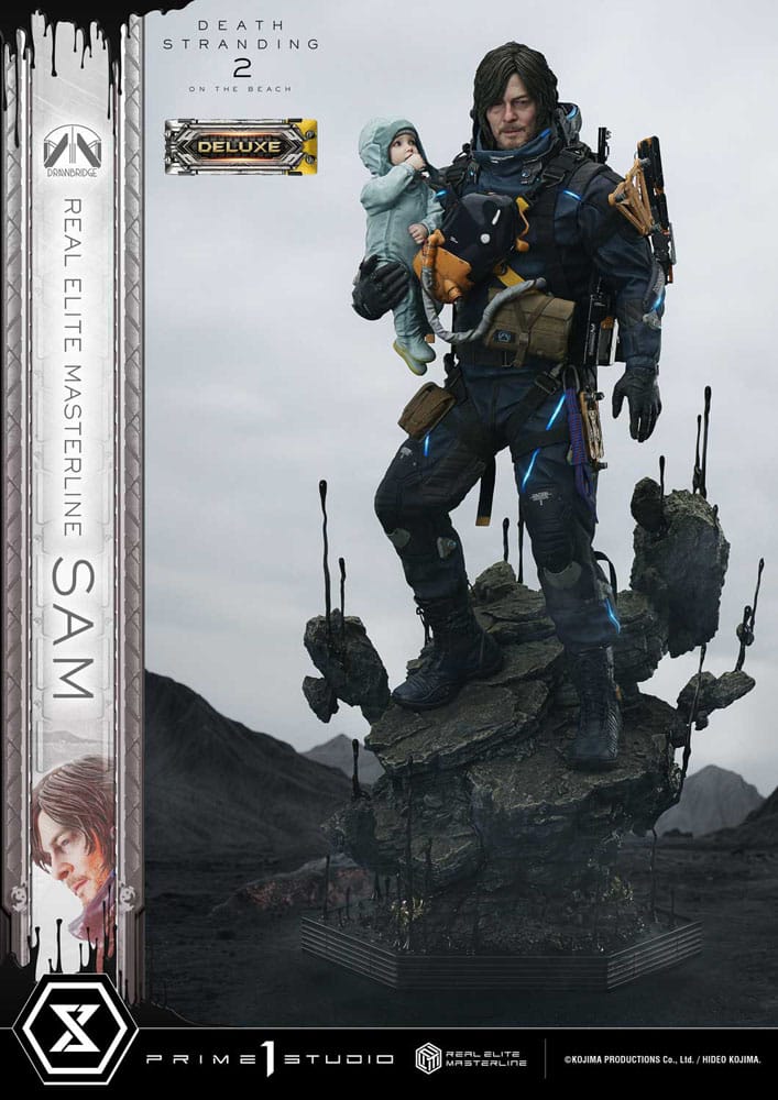 Sam Death Stranding 2: On the Beach Real Elite Masterline Series Deluxe Version 1/3 Figurka 83 cm - Image 6
