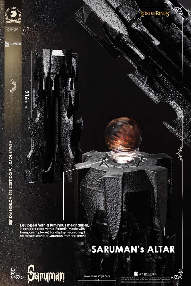 Saruman Lord of the Rings 1/6 Figurka 31 cm - Image 6